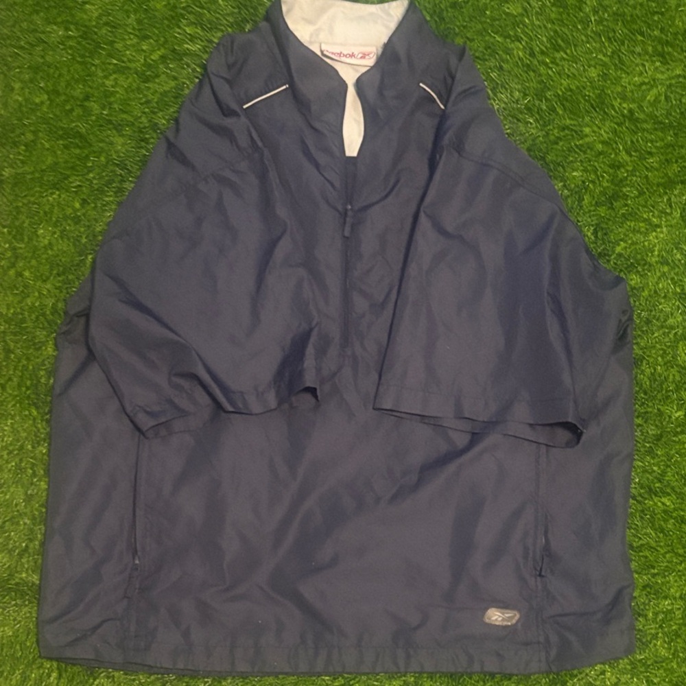 Vintage Reebok  Navy Windbreaker Jacket Large